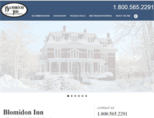Tablet Screenshot of blomidon.ns.ca